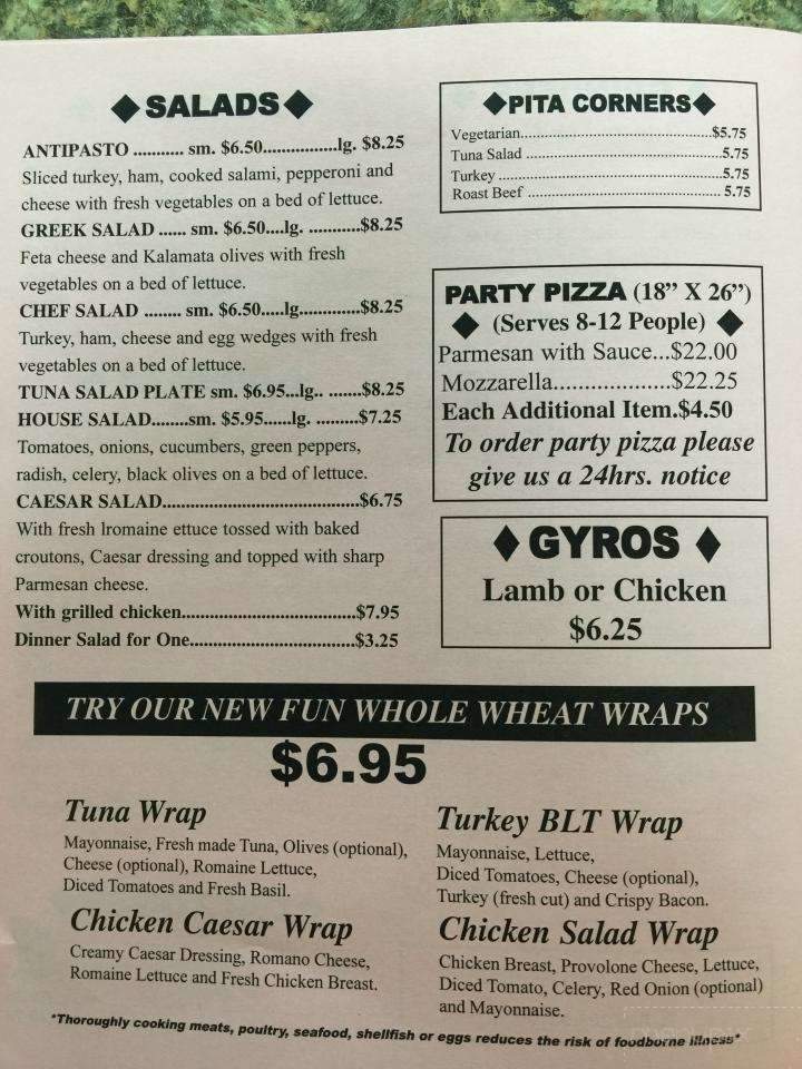 Portland Pizza House - Portland, CT menu_pic