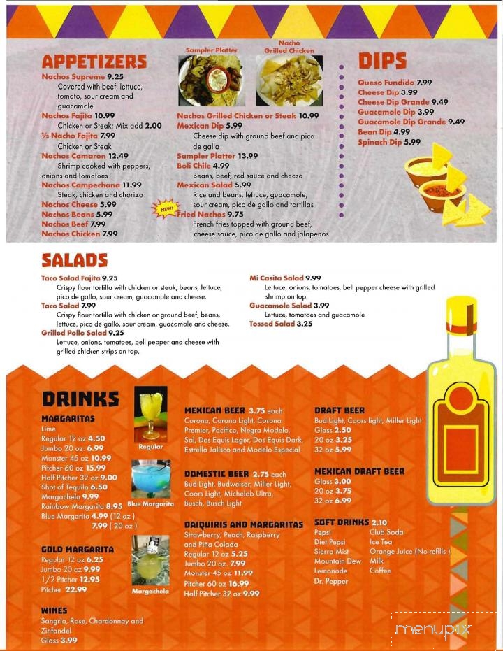 Mi Casita - Gillespie, IL menu_pic