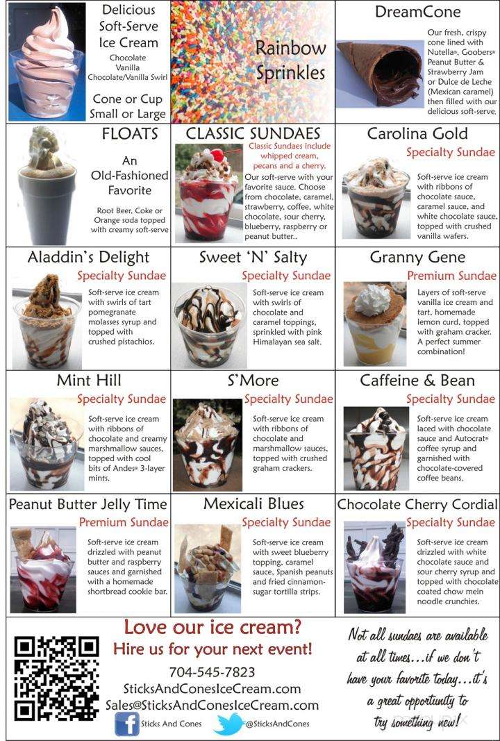 Sticks and Cones Ice Cream Truck - Charlotte, NC