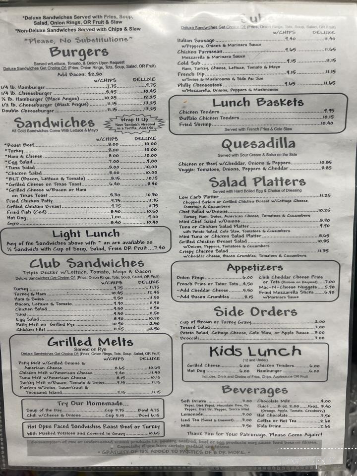 Breakfast Club - Spring Hill, FL menu_pic