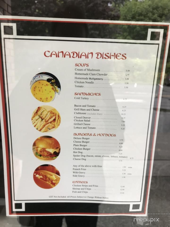 Wing's Cafe - Chemainus, BC menu_pic
