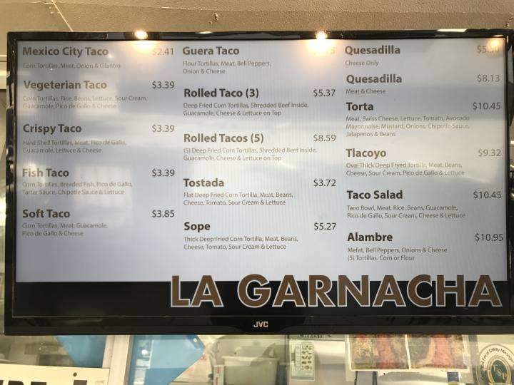 La Garnacha - Sacramento, CA menu_pic