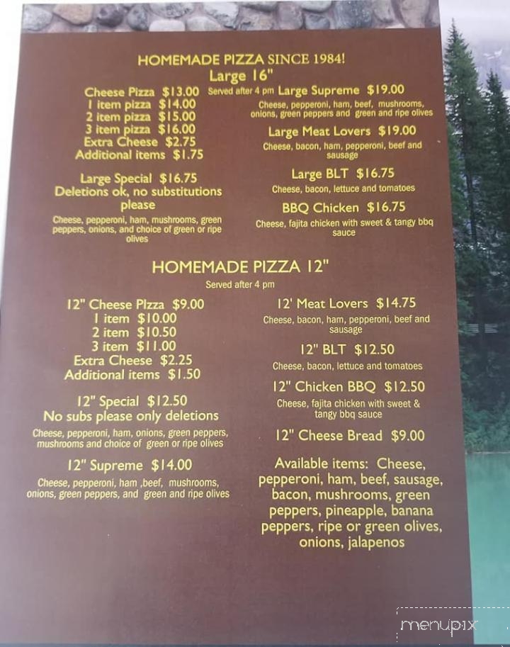 Glennie Tavern - Glennie, MI menu_pic