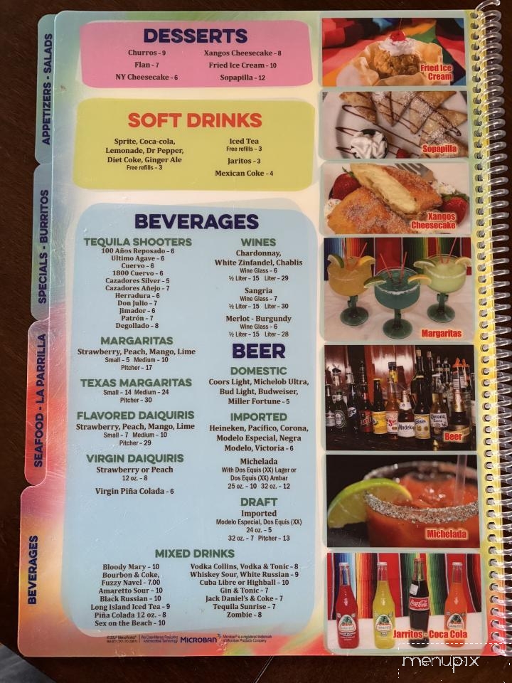 El Agave - Highlands, NC menu_pic