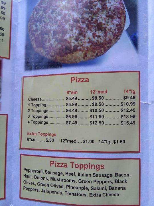 Tiny Town Pizza & Subs - Guthrie, KY menu_pic