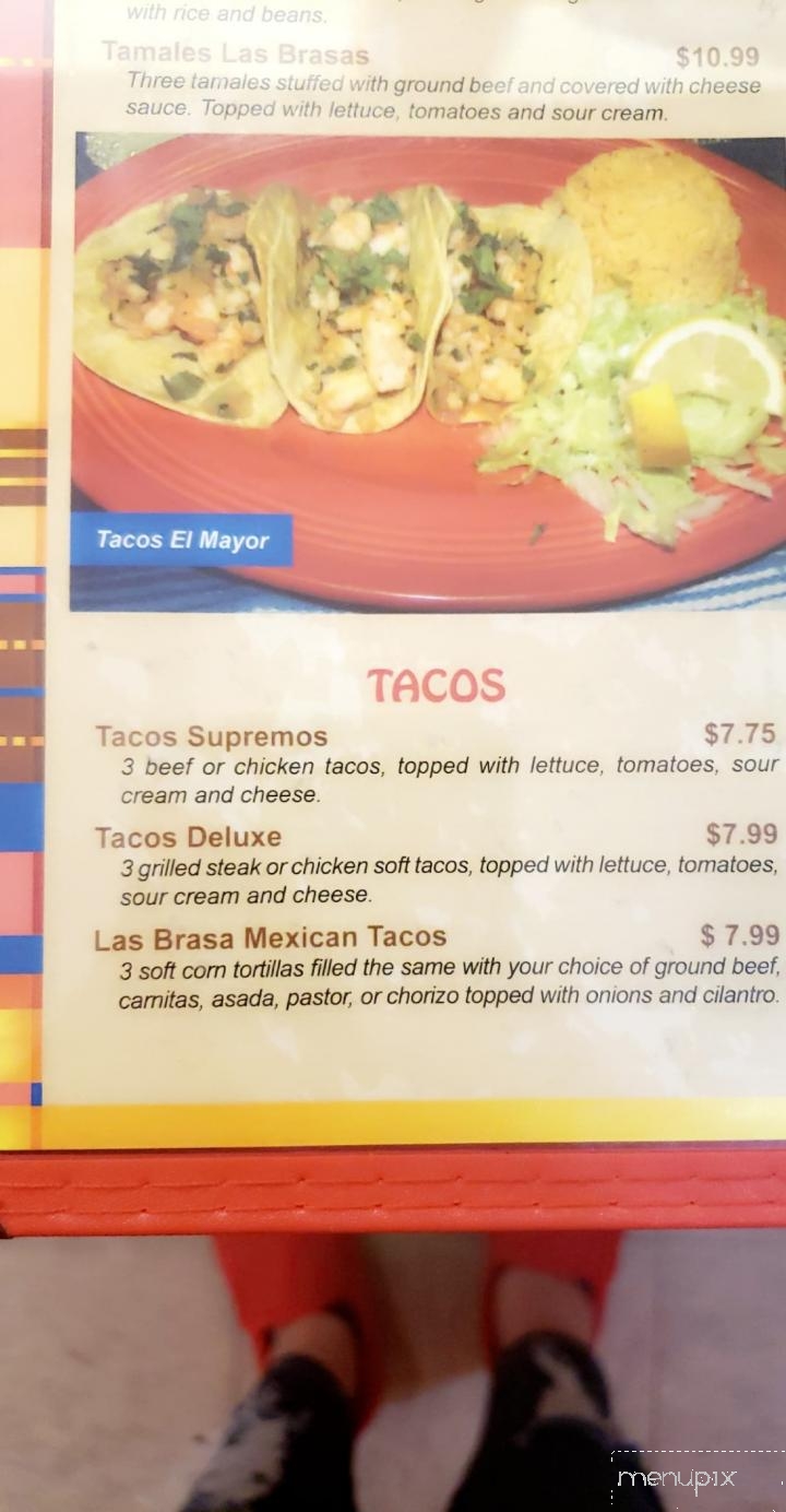 Las Brasas - Berlin, WI menu_pic