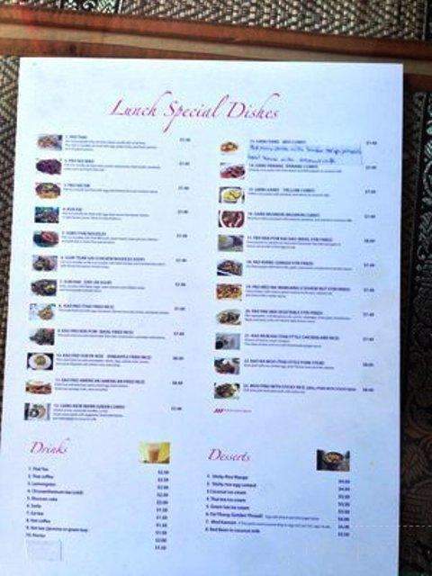 Thai Lada - Austin, TX menu_pic