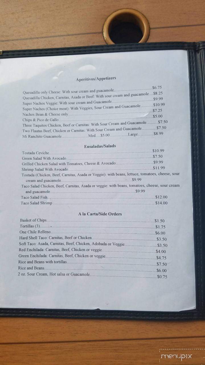 Mi Ranchito - Hawi, HI menu_pic