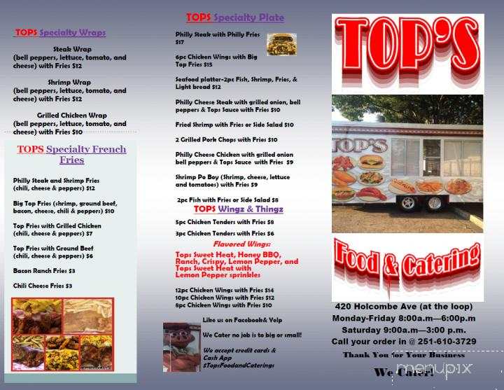 Tops Food Truck & Catering - Mobile, AL