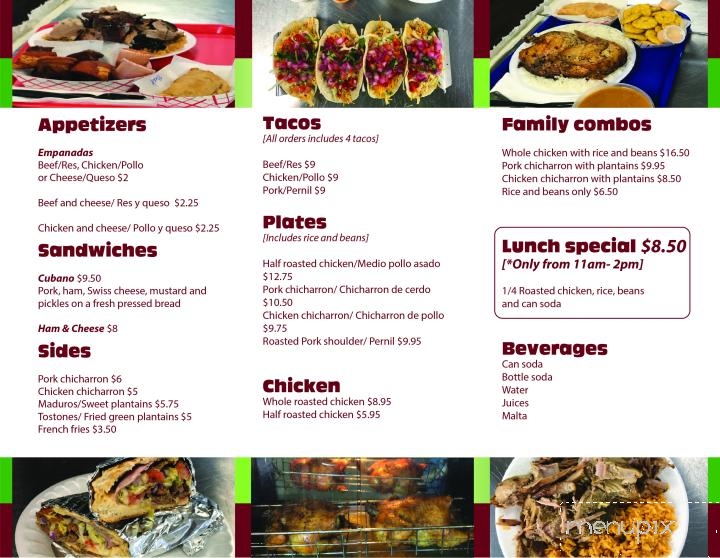 Nani's Grab and Go - Bath, PA menu_pic