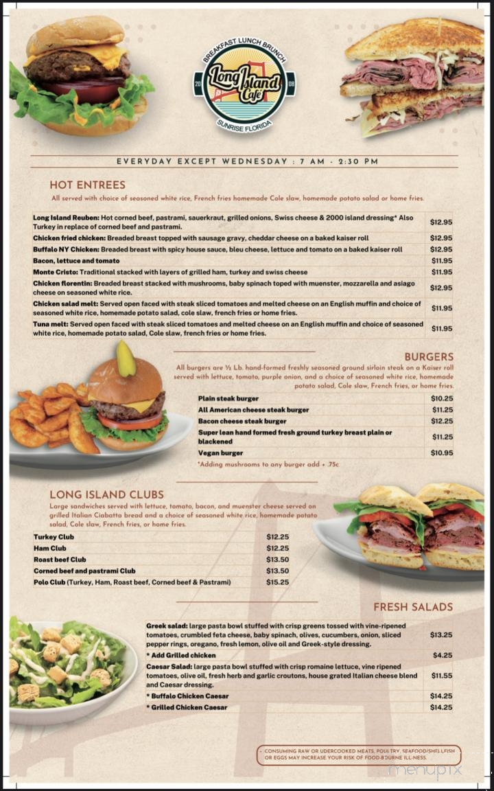 Long Island Cafe - Sunrise, FL