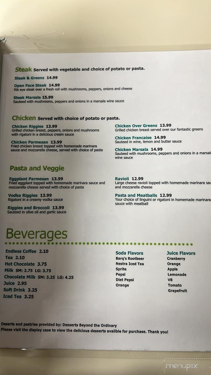 Top of the Morning Cafe - Utica, NY menu_pic