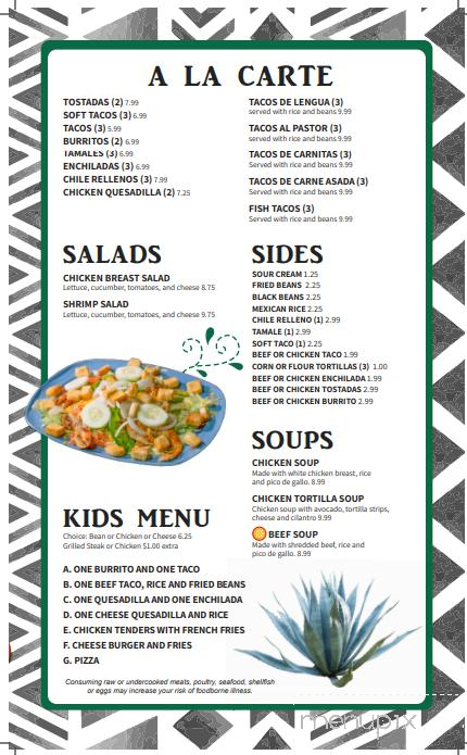 Los Magueyes - Inverness, FL menu_pic
