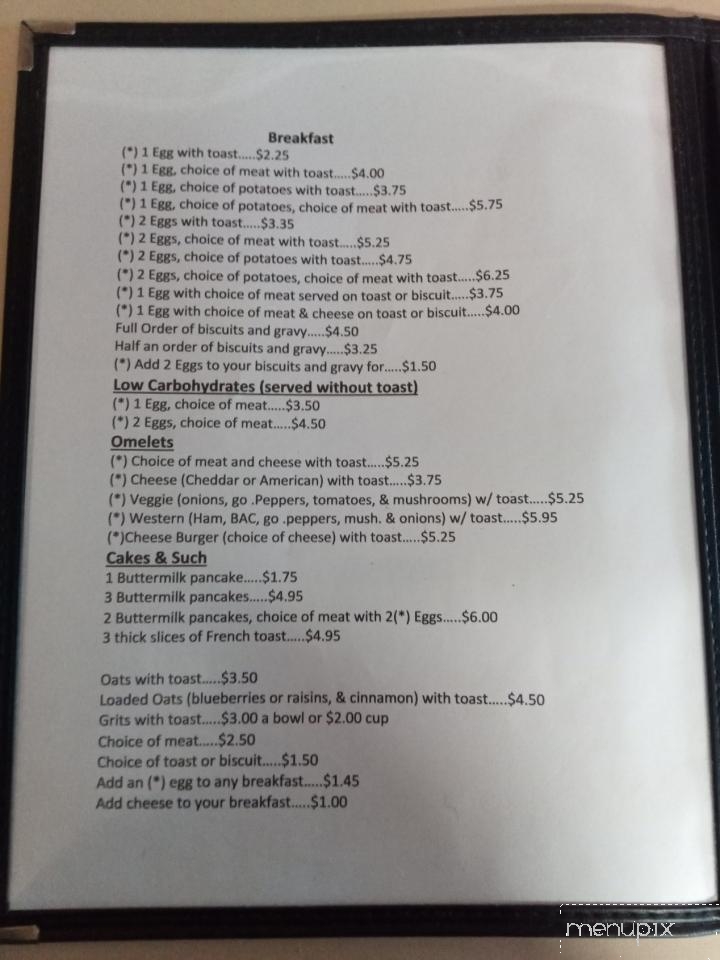 Gathering Place - Newtonsville, OH menu_pic
