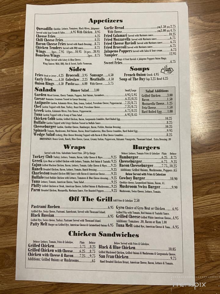 Pavilion Restaurant - Bristol, CT menu_pic