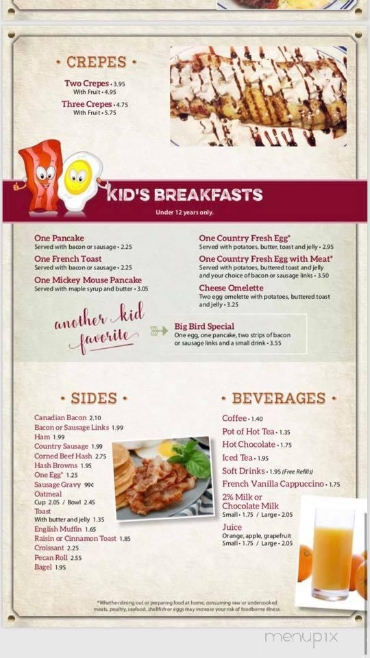 Country Junction - Freeport, IL menu_pic