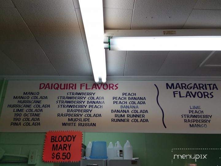 Daiquiri Shack - Panama City Beach, FL menu_pic
