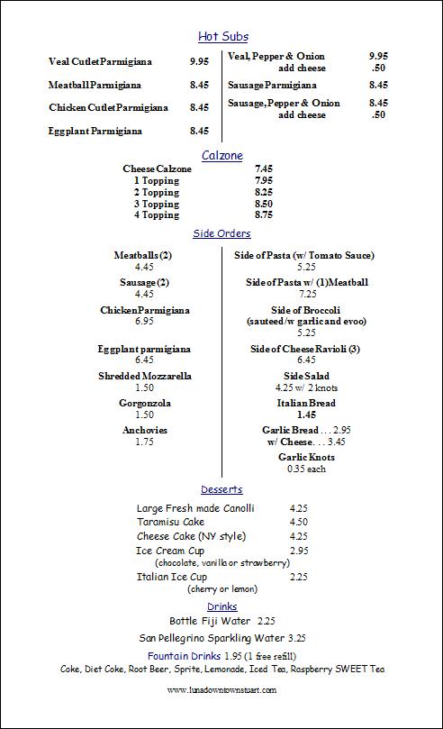 Courtyard Grill - Tequesta, FL menu_pic