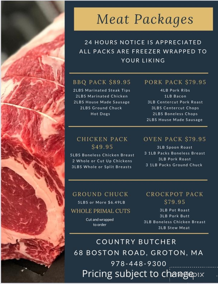 Country Butcher - Groton, MA