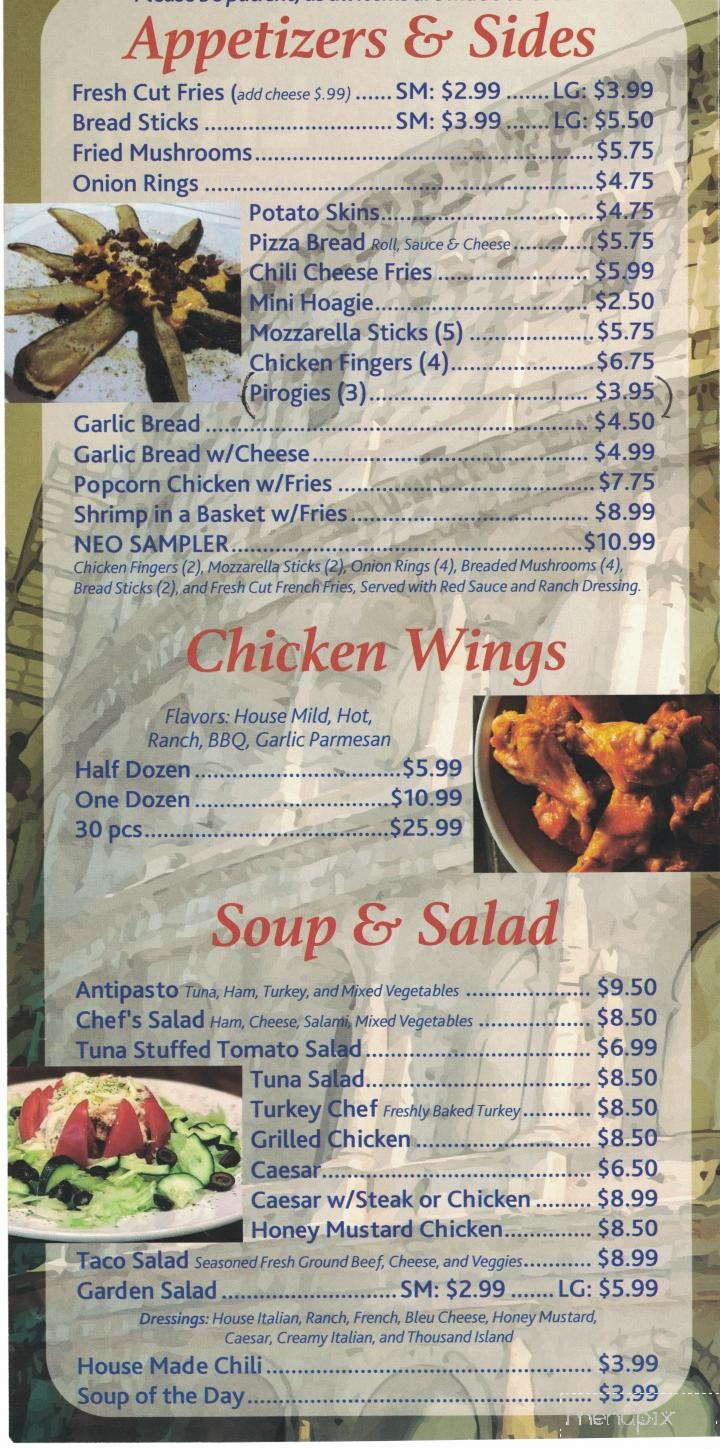 Neapolitan Italian Eatery - Haines City, FL menu_pic