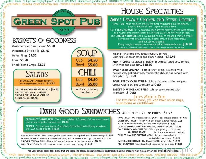 Green Spot Pub - Mount Pleasant, MI