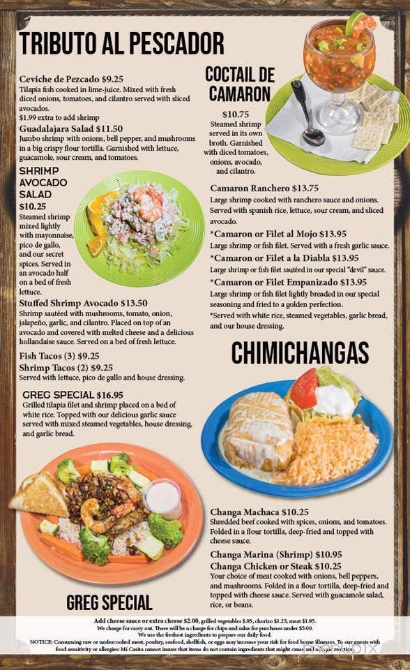 Mi Casita Mexican Restaurant - Glencoe, AL menu_pic