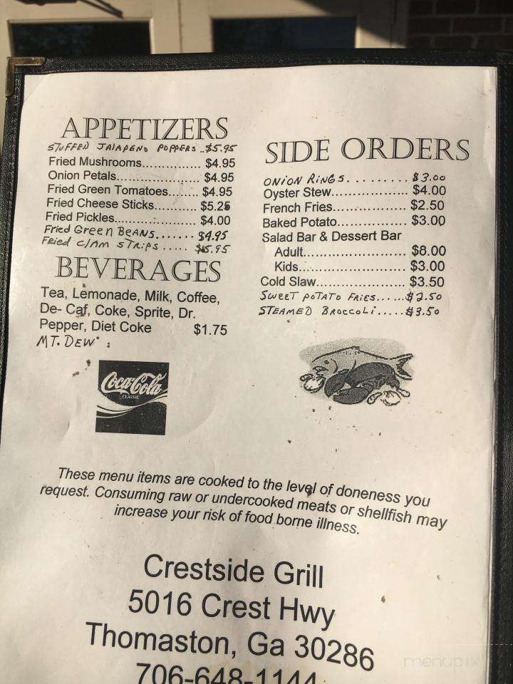 Crestside Grill - Thomaston, GA