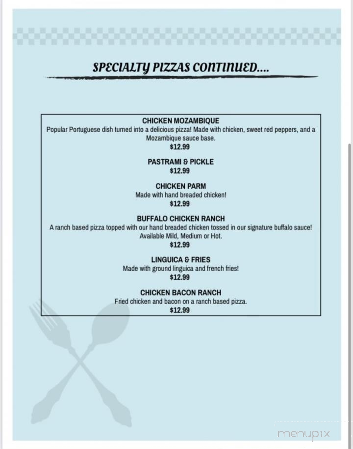 Smitty's Sports Pub - Taunton, MA menu_pic