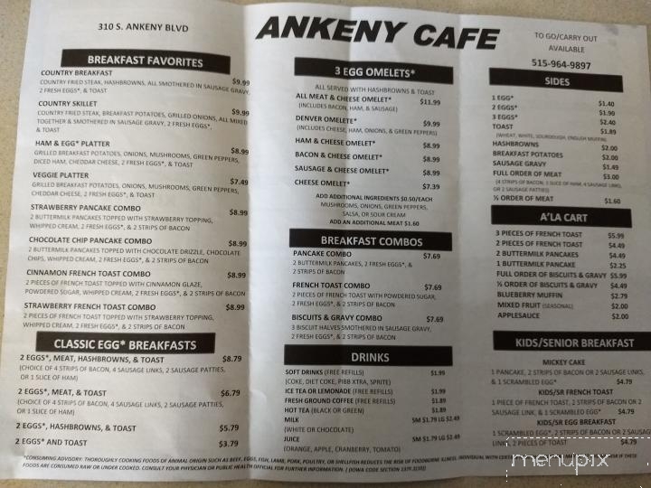 Ankeny Cafe - Ankeny, IA