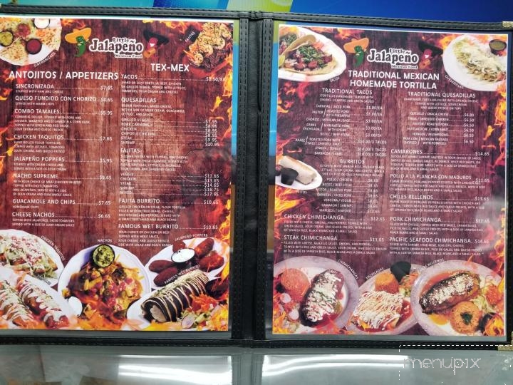Little Jalapeno - Barrington, NJ menu_pic