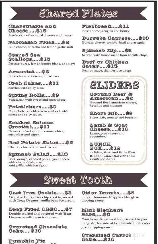 Bosco - Ferndale, MI menu_pic