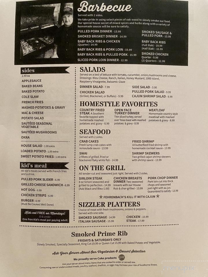 Sauced Hogs BBQ Bar and Grill - Hernando, FL menu_pic