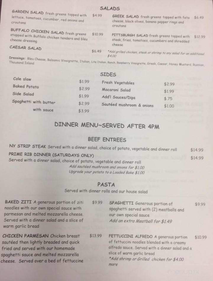 Kettle & Keg - Dunkirk, NY menu_pic