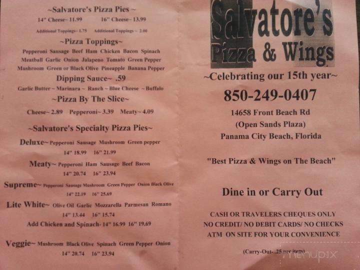Salvatore's Pizza & Wings - Panama City Beach, FL
