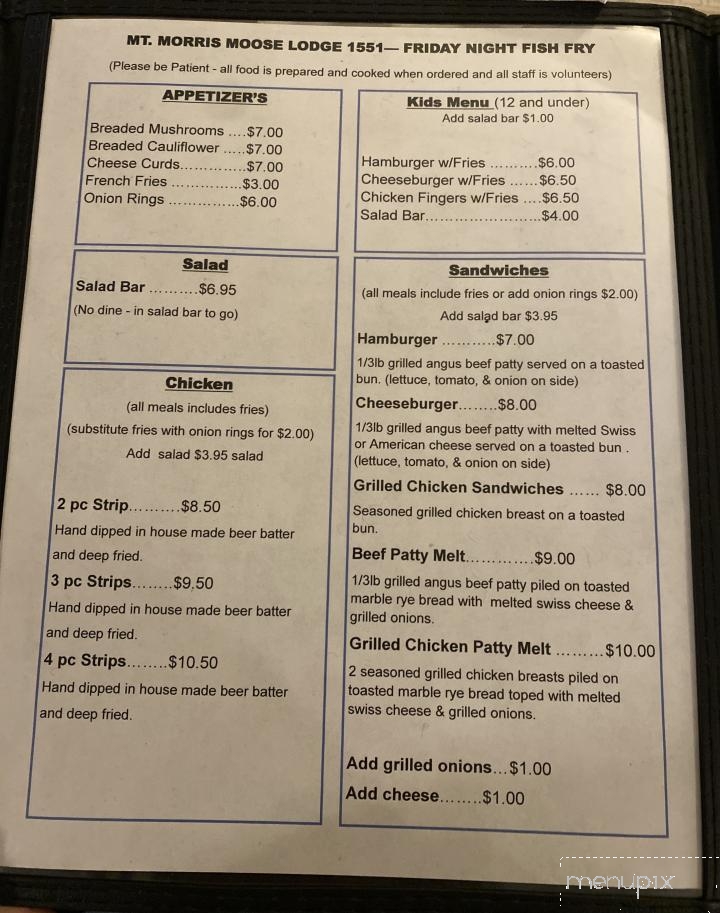 Mt. Morris Moose - Mount Morris, IL menu_pic