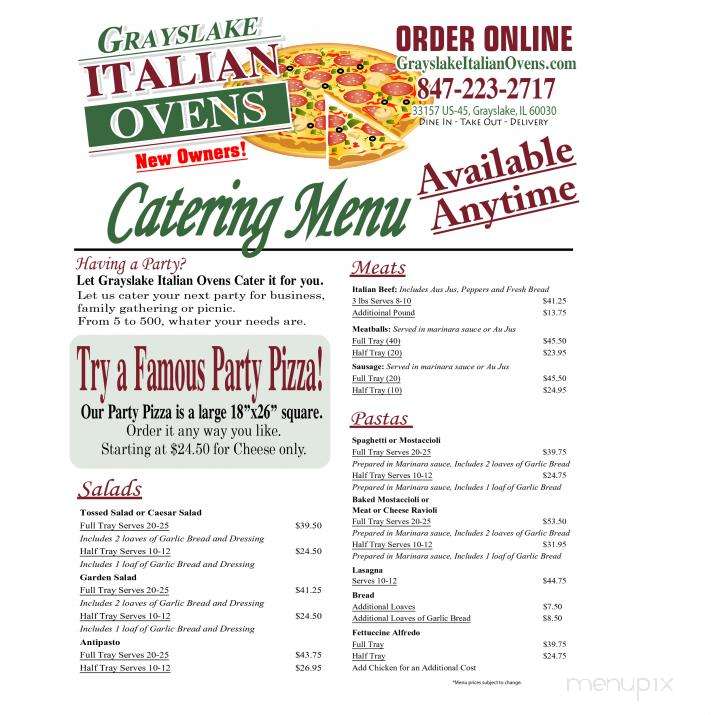 Grayslake Italian Ovens - Grayslake, IL