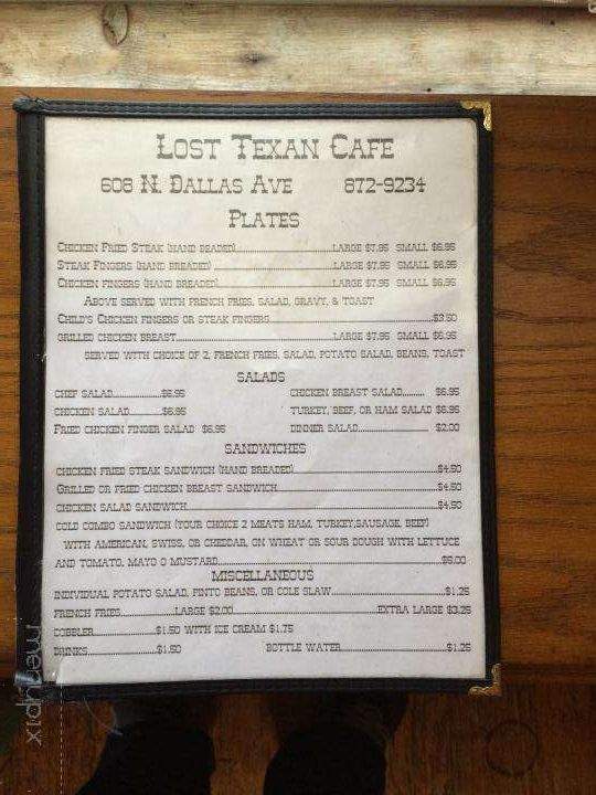 Lost Texan Cafe - Lamesa, TX