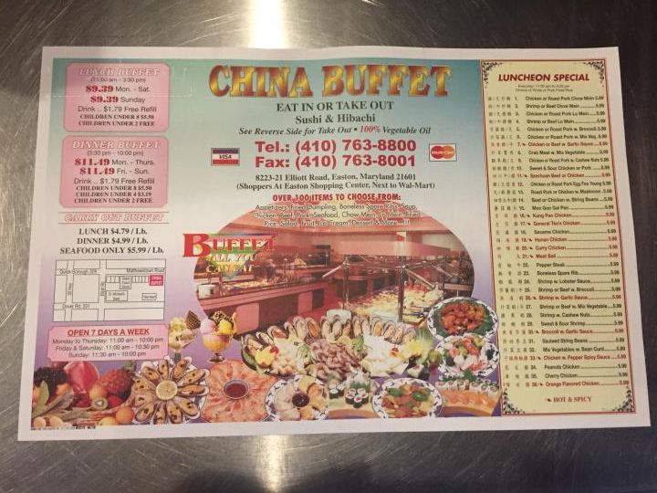 China Buffet - Easton, MD