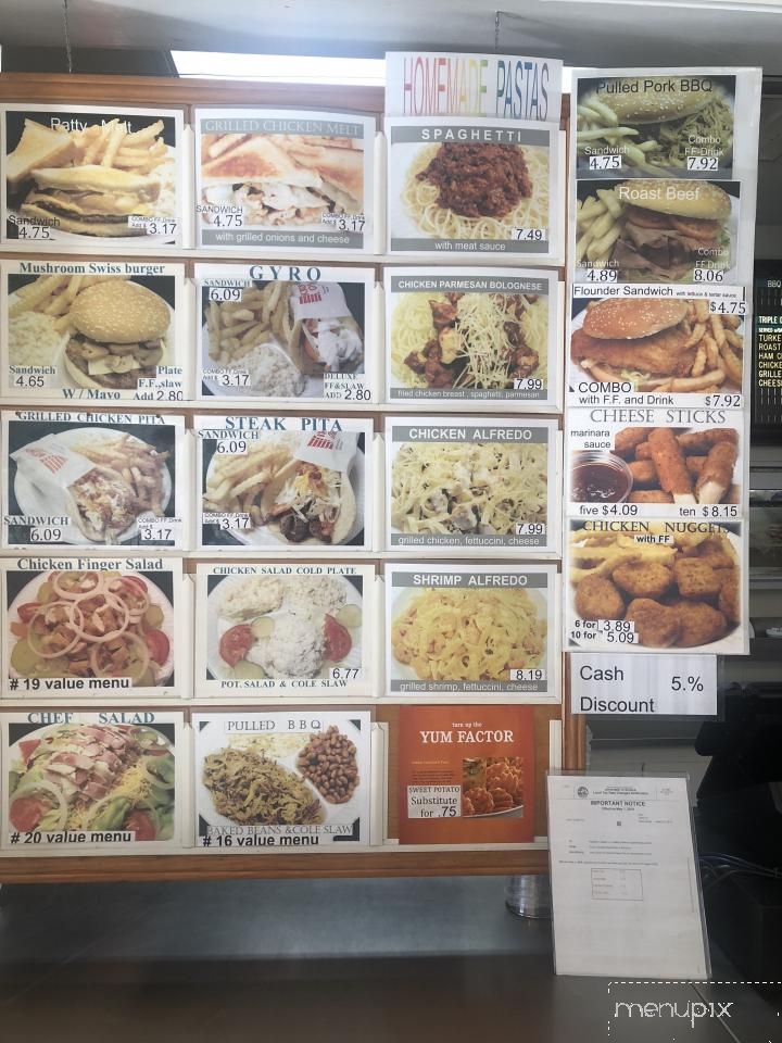 Twin Palmetto - Duncan, SC menu_pic
