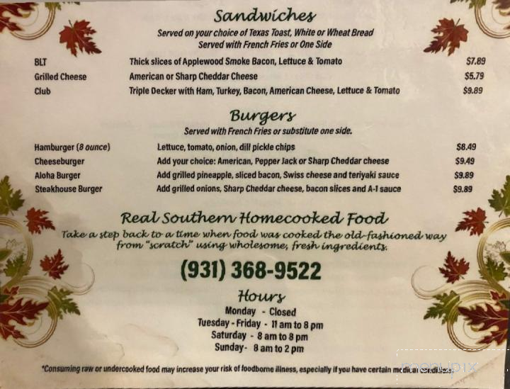 Sweet P's Southern Style - Clarksville, TN menu_pic