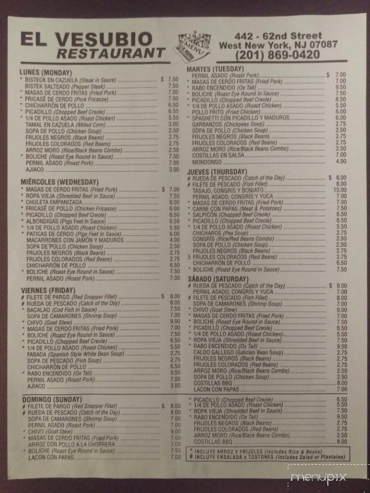 Fancy Fish Restaurant - West New York, NJ menu_pic