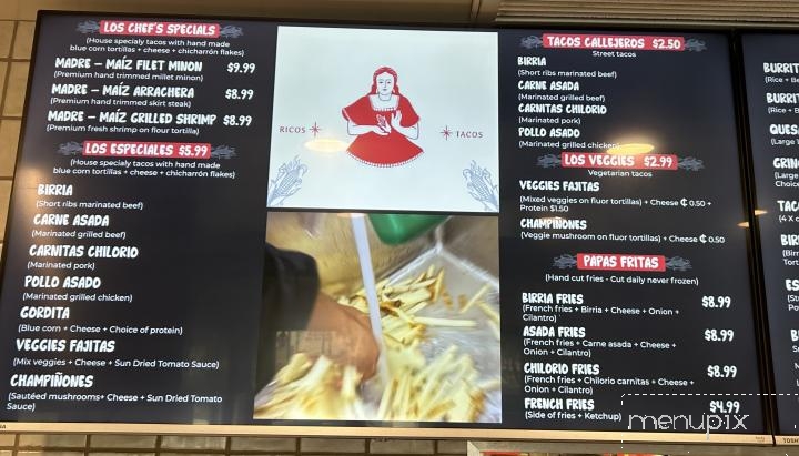 Madre Maiz - Pasadena, CA menu_pic
