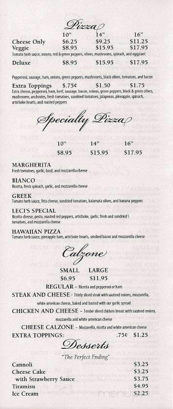 Champino's - Lakeland, FL menu_pic