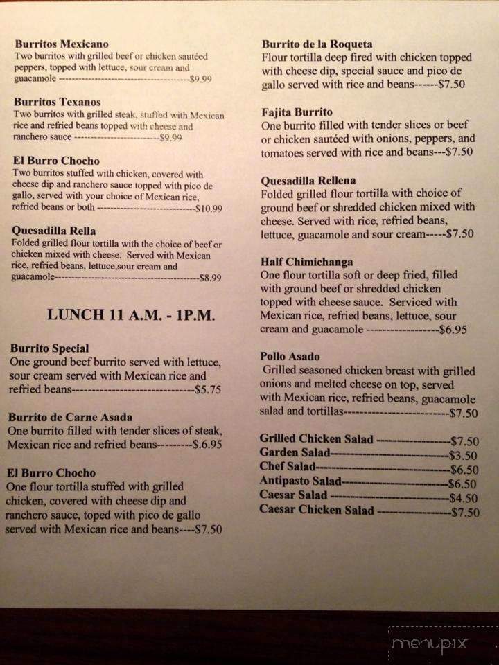 Yockos - Minersville, PA menu_pic