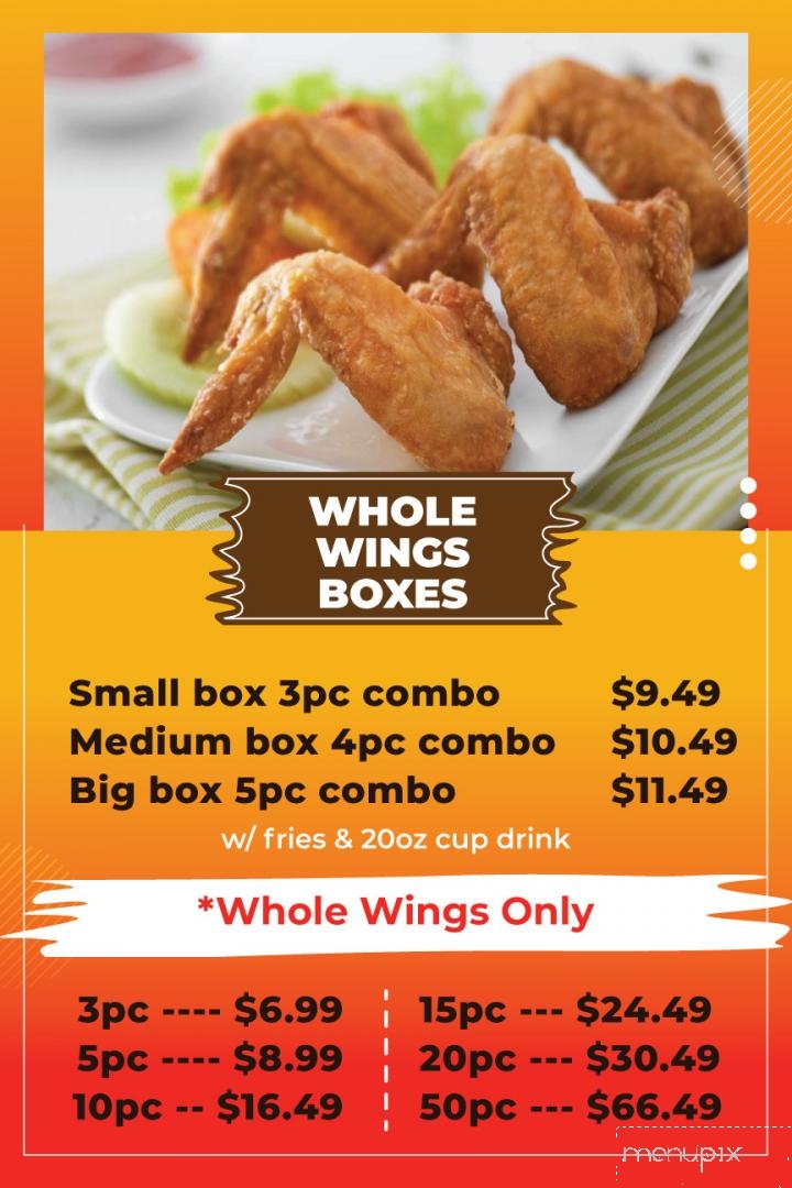 America's Famous Wings - Los Angeles, CA menu_pic
