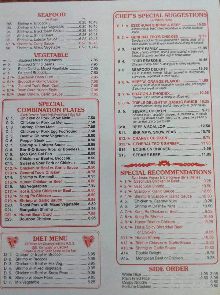 dragon city chinese verona wi menu