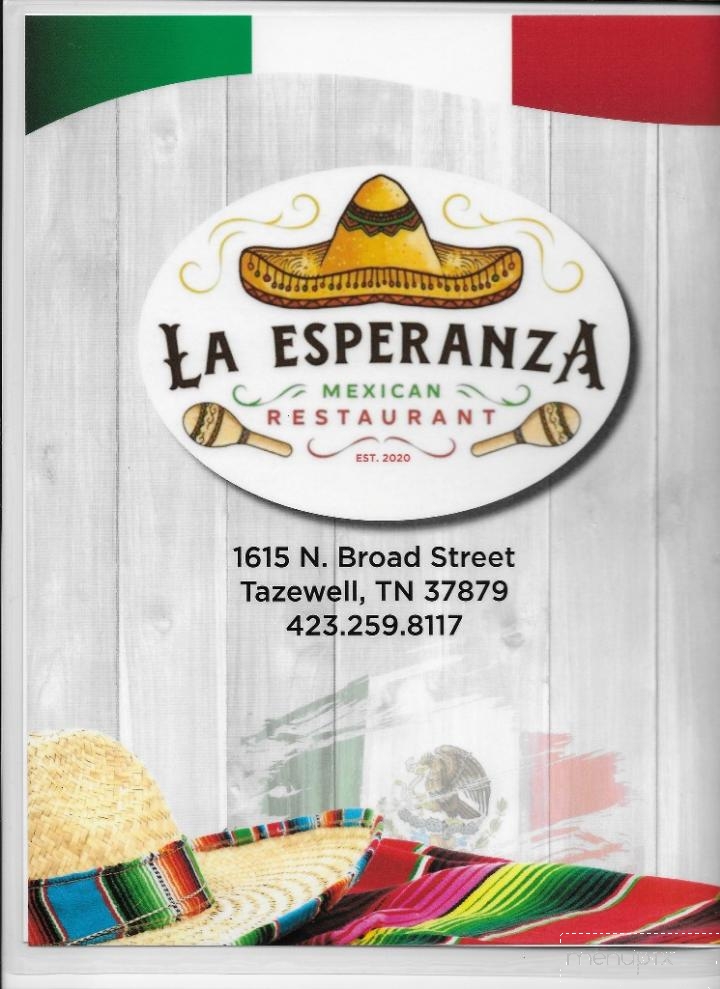 La Esperanza Mexican Restaurant and Tienda - Tazewell, TN menu_pic