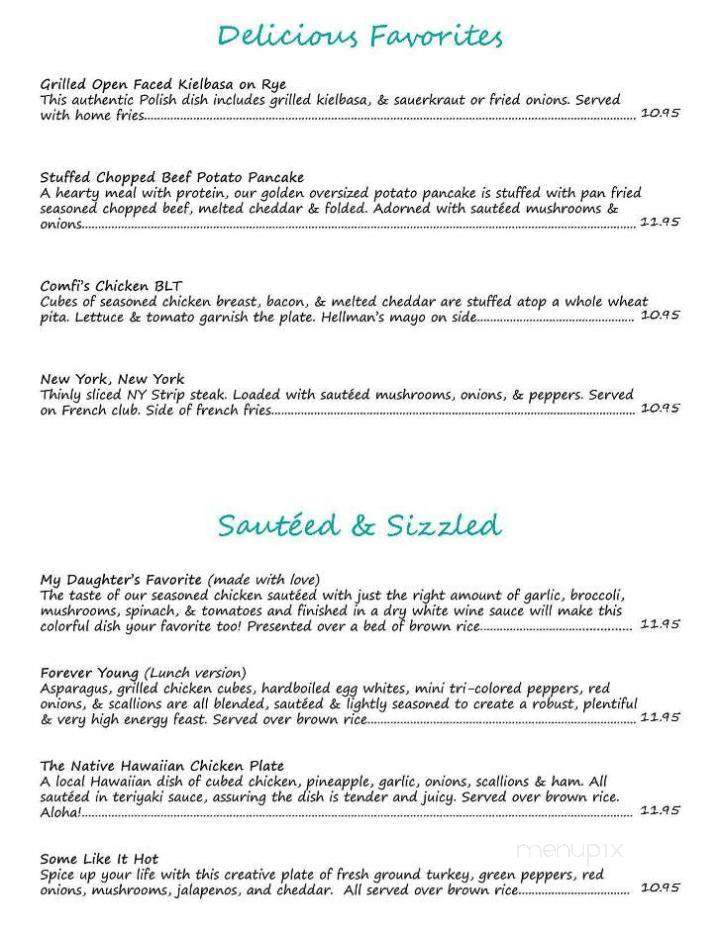 Comfi - Old Bridge Township, NJ menu_pic