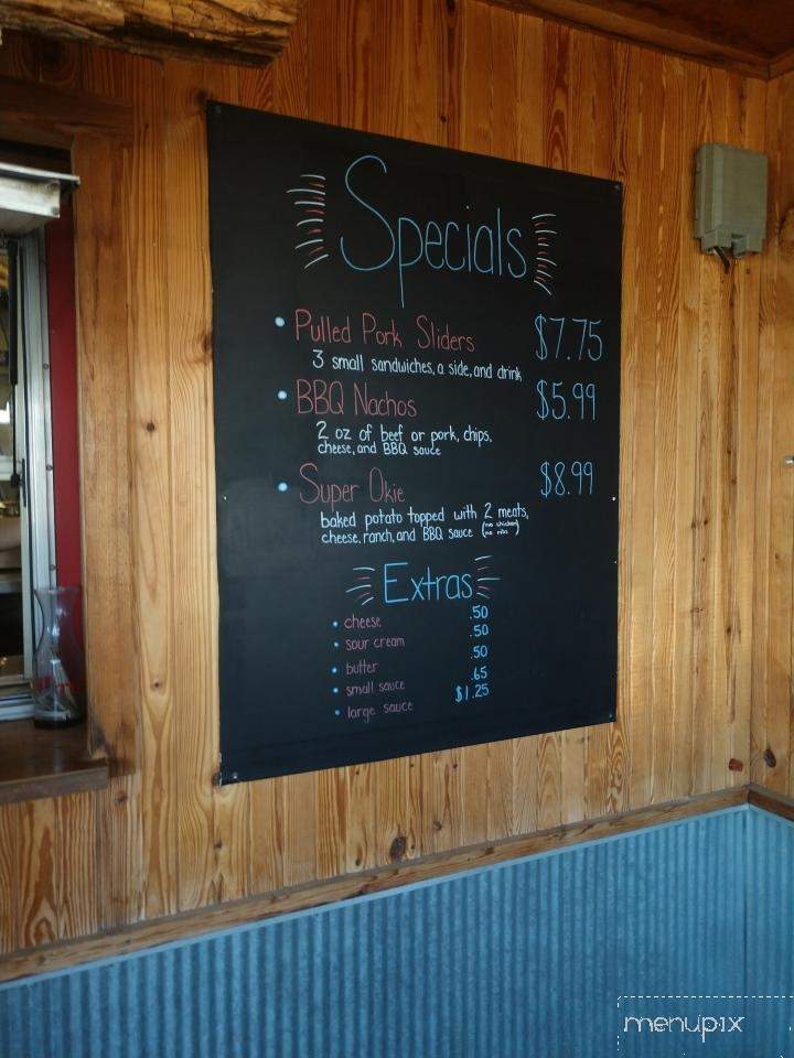Okie Joes BBQ - Stilwell, OK menu_pic