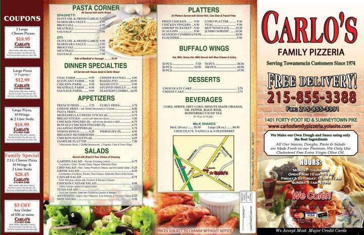 Carlo's Pizza - Kulpsville, PA